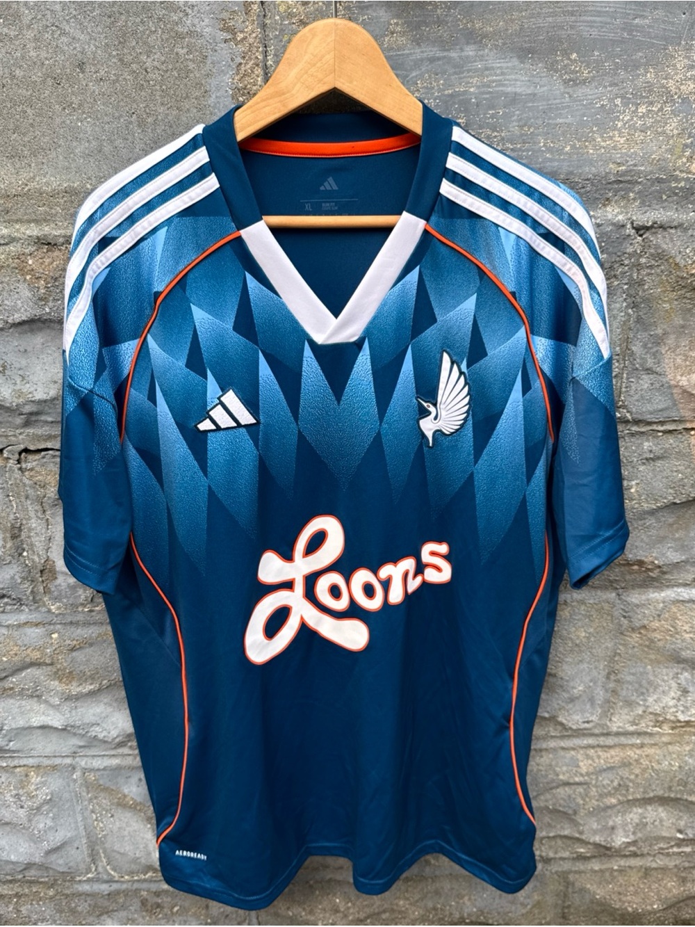 Minnesota United FC MNUFC Loons Adidas Archive Authentic 3rd MLS Soccer Jersey